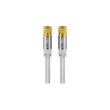 F-Stecker(weiß, 5 Meter)