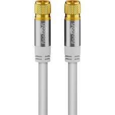 F-Stecker(weiß, 10 Meter)