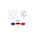 goobay Steckdosenleiste 4-fach, 2x USB-A, mit Schalter(weiß, 1,4 Meter)