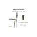 Lightning Stecker(grau/silber, 50cm, gesleevt, Metallstecker)