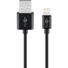 Lightning Stecker(schwarz, 1 Meter)