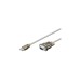Seriell RS-232 Stecker(transparent, 1,5 Meter)