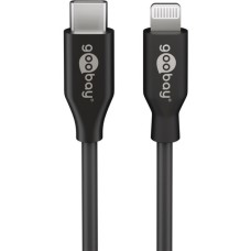Lightning Stecker(schwarz, 1 Meter, PD, Laden mit bis zu 87 Watt)