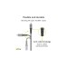 Micro-USB Stecker(grau/silber, 1 Meter, gesleevt, Metallstecker)