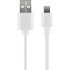 USB-C Stecker(weiß, 1 Meter)