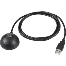 USB-A Buchse(schwarz, 1,5 Meter, Buchse mit Standfuß)
