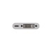USB-C Buchse + DVI Buchse(weiß, 15cm, PD, Laden mit bis zu 60 Watt)