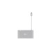 goobay USB-C Multiport-Adapter All in 1, Kartenleser(silber)
