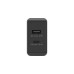goobay USB-C PD Dual-Schnellladegerät 30 Watt(schwarz, 1x USB-A, 1x USB-C PD)