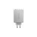 goobay USB-C PD Multiport-Schnellladegerät 100 Watt(weiß, 1x USB-A QC, 3x USB-C PD, GaN-Technologie)