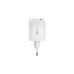 goobay USB-C PD Multiport-Schnellladegerät Nano 65 Watt(weiß, 1x USB-A, 2x USB-C PD, GaN-Technologie)