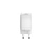 goobay USB-C PD Multiport-Schnellladegerät Nano 65 Watt(weiß, 1x USB-A, 2x USB-C PD, GaN-Technologie)