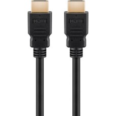 goobay Ultra High-Speed HDMI Kabel mit Ethernet, HDMI 2.1(schwarz, 2 Meter)