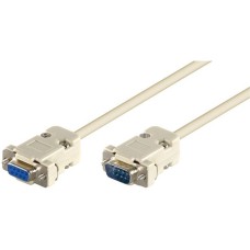 goobay Verlängerungskabel Seriell 9polig Stecker/Buchse(grau, 5 Meter)