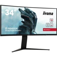 iiyama G-Master GCB3480WQSU-B1, Gaming-Monitor(86.4 cm (34 Zoll), schwarz (matt), UWQHD, VA, Curved, HDMI, DisplayPort, USB, Free-Sync, HDR, 180Hz Panel)