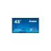 iiyama ProLite LE4341UHS-B1, Public Display(schwarz (glänzend), UltraHD/4K, IPS, HDMI)