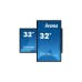 iiyama ProLite LH3254HS-B1AG, Public Display(schwarz, FullHD, WLAN, IPS, HDMI)