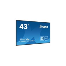 iiyama ProLite LH4341UHS-B2, Public Display(schwarz (glänzend), UltraHD/4K, IPS, Mediaplayer)