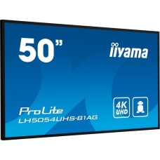 iiyama ProLite LH5054UHS-B1AG, Public Display(schwarz, UltraHD/4K, IPS, Lautsprecher)