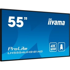 iiyama ProLite LH5554UHS-B1AG, Public Display(schwarz, UltraHD/4K, IPS, Lautsprecher)