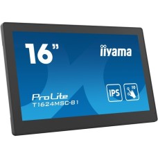 iiyama ProLite T1624MSC-B1, LED-Monitor(39.5 cm (15.6 Zoll), schwarz, FullHD, IPS, Touchscreen, HDMI)