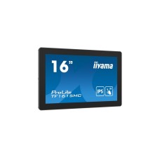 iiyama ProLite TF1615MC-B1, LED-Monitor(40 cm (16 Zoll), schwarz, FullHD, IPS, Touchscreen)