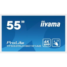 iiyama ProLite TF5539UHSC-W1AG, Public Display(weiß, UltraHD/4K, IPS, HDMI)
