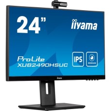 iiyama XUB2490HSUC-B5, LED-Monitor(60.4 cm (23.8 Zoll), schwarz, FullHD, Webcam, IPS, 60 Hz)