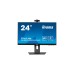 iiyama XUB2490HSUC-B5, LED-Monitor(60.4 cm (23.8 Zoll), schwarz, FullHD, Webcam, IPS, 60 Hz)