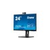 iiyama XUB2490HSUC-B5, LED-Monitor(60.4 cm (23.8 Zoll), schwarz, FullHD, Webcam, IPS, 60 Hz)