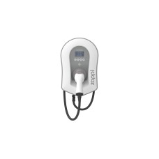 myenergi Wallbox zappi 1,4 - 22 kW(weiß/grau, 6,5 Meter Ladekabel, Typ-2 Stecker, mit PIN)